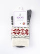 Cozy Snowfall Knit Socks