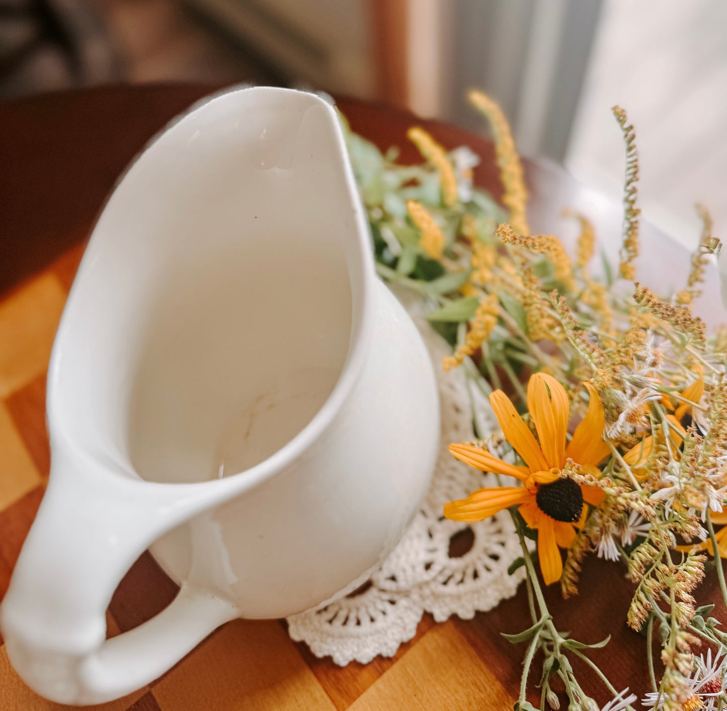 Antique Ironstone Pitcher