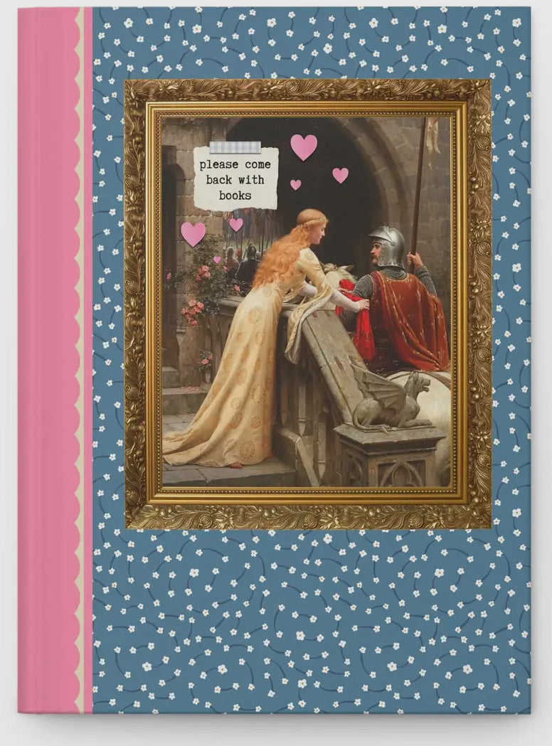📖 “Please Come Back With Books” Notebook