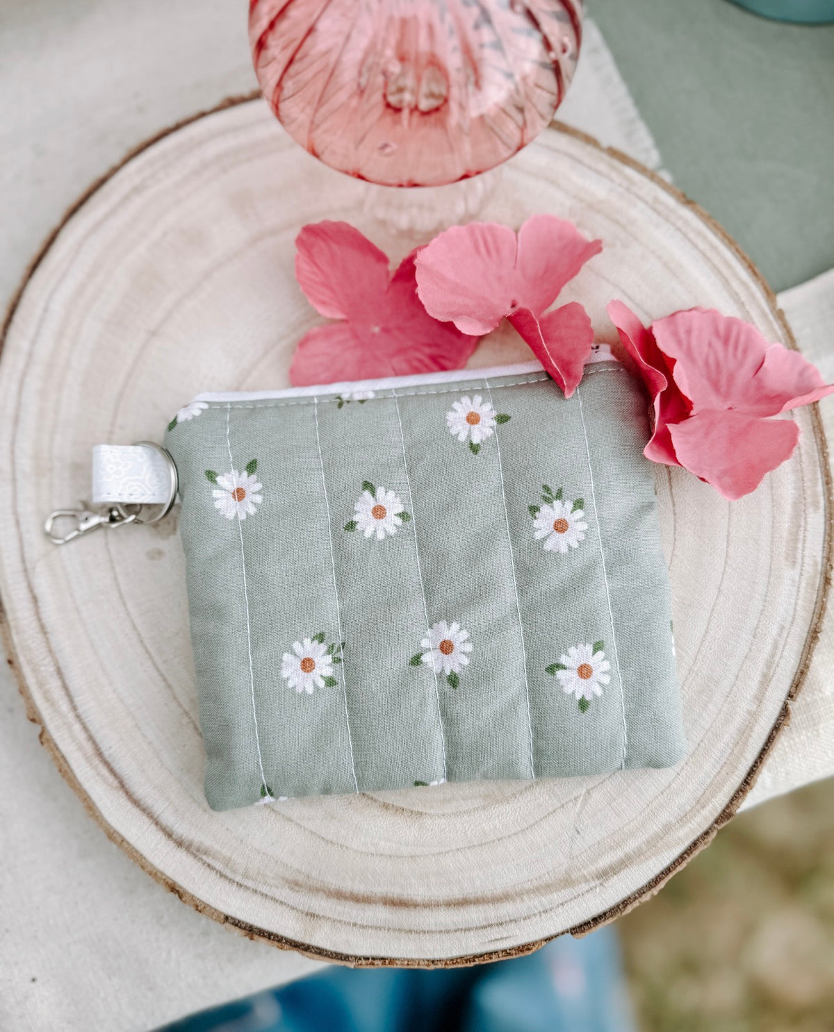 Handmade Quilted Cotton Mini Wallet