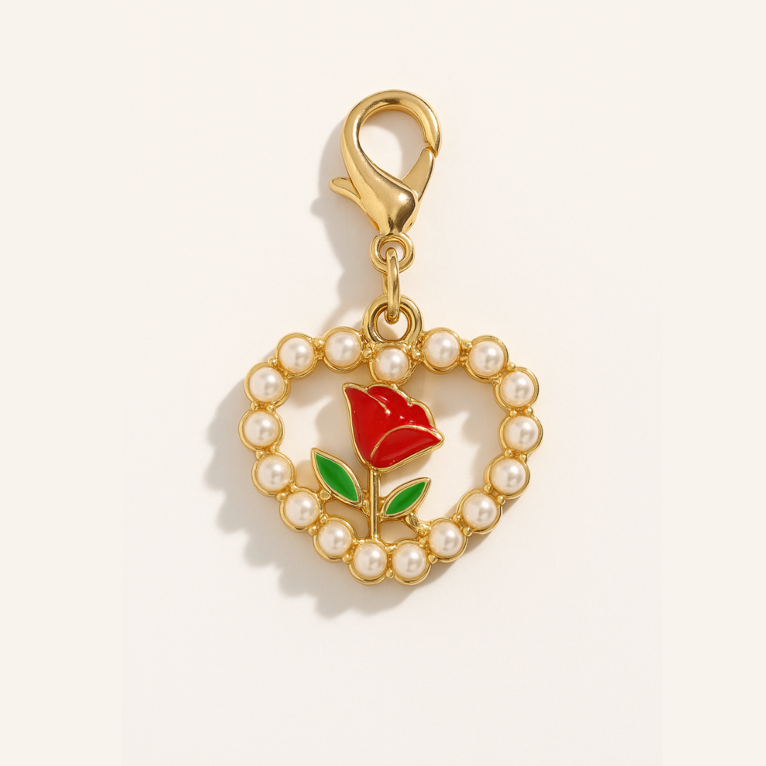 Pearl & Rose Kindle Charm | USB-C Dust Plug