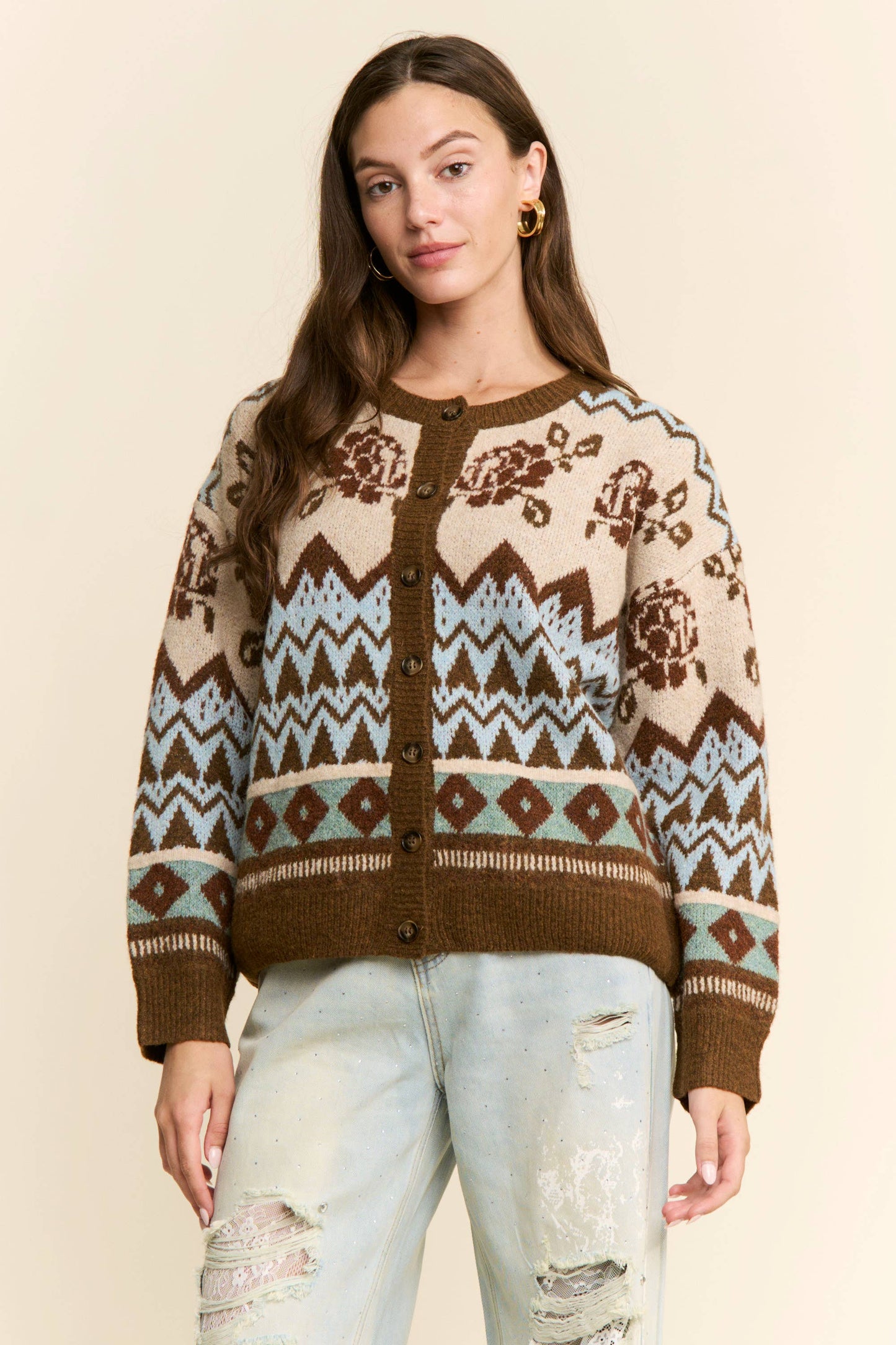 Vintage rose sweater from With Love, Meena