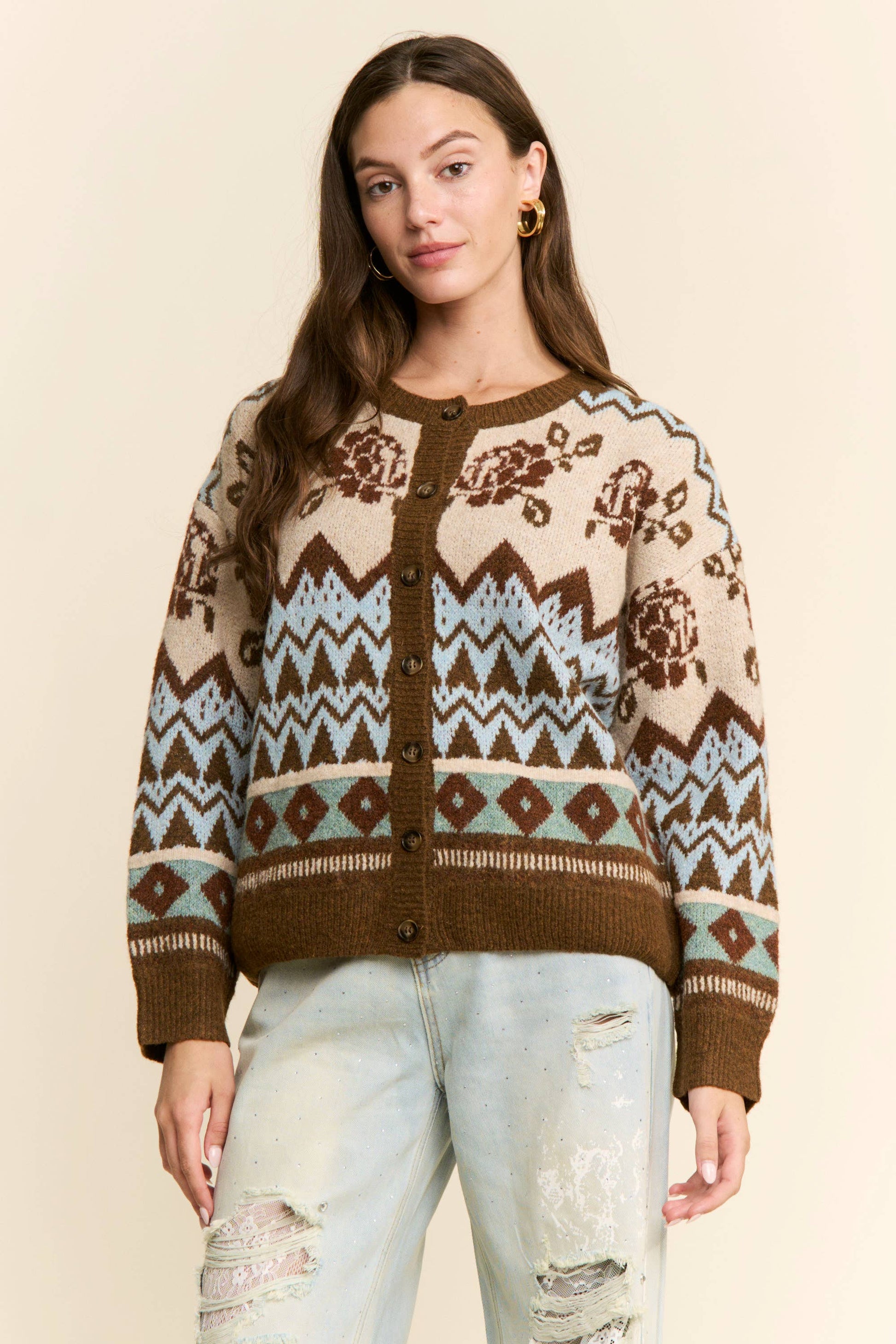 Vintage rose sweater from With Love, Meena