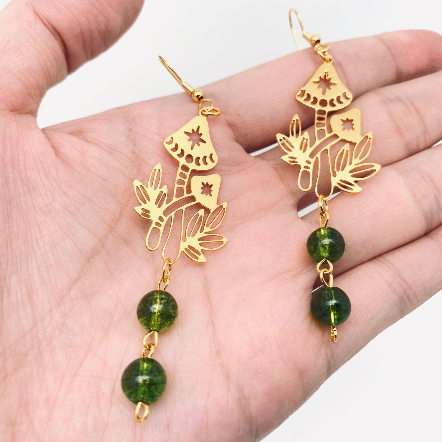 Enchanted Woodland Mushroom Earrings