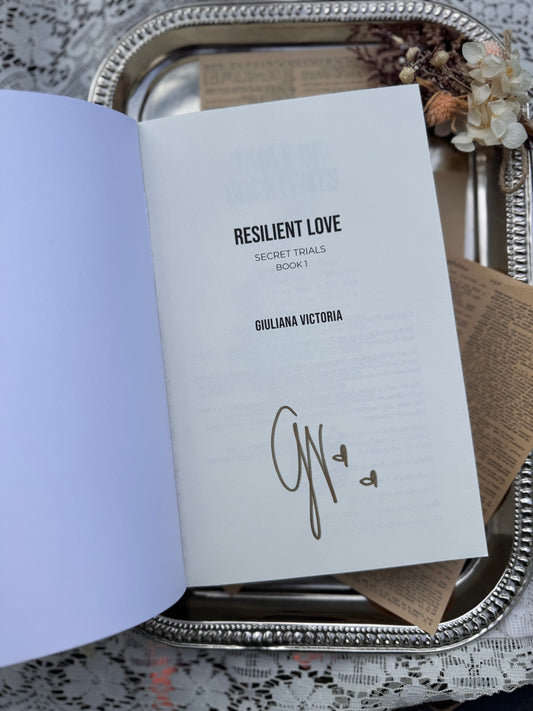 Resilient Love (Secret Trials) SIGNED by : Giuliana Victoria