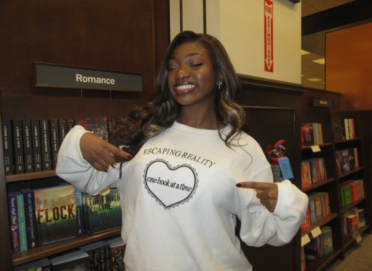 Escaping Reality Corded Crewneck