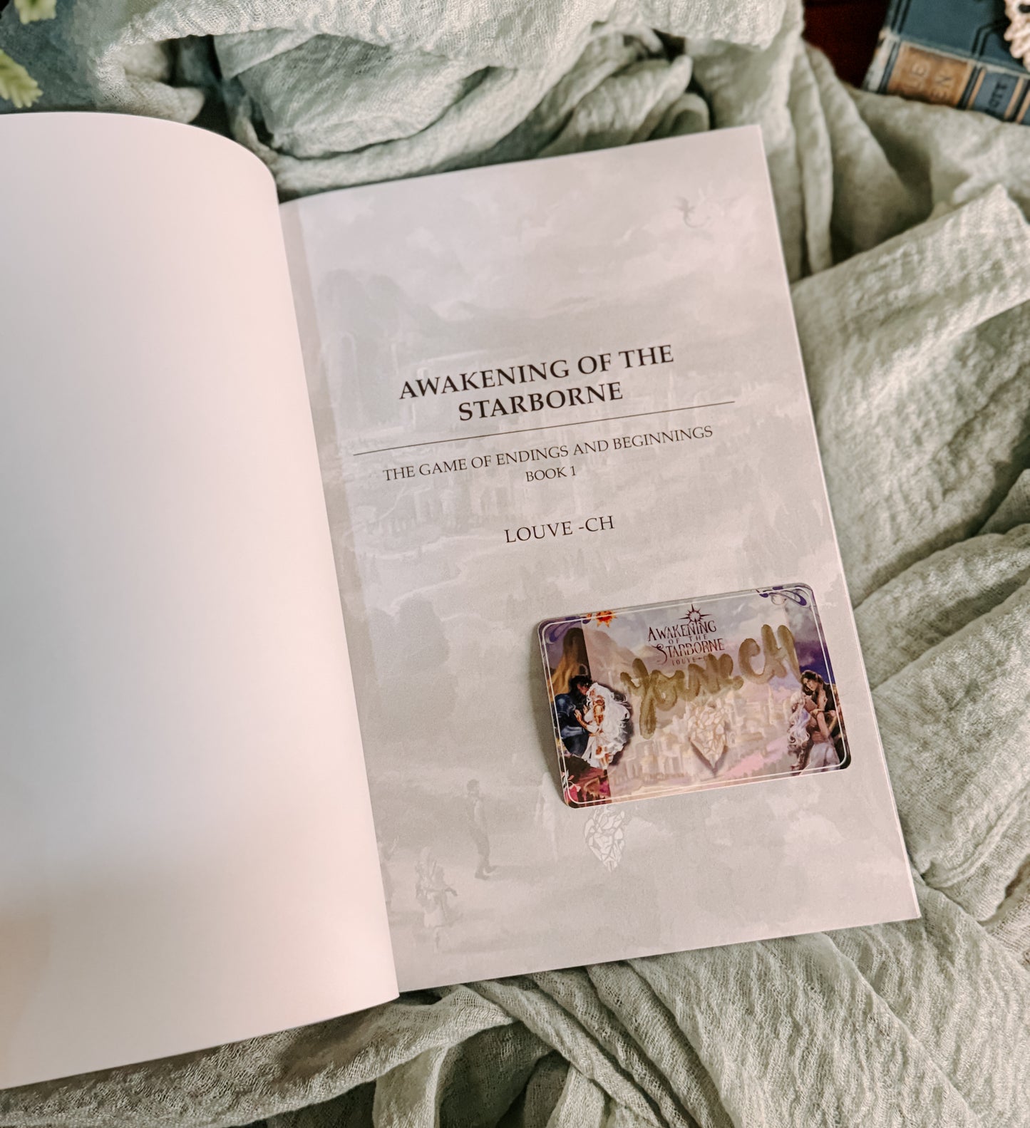 AWAKENING of the Starborne (The Game of Endings and Beginnings) SIGNED BOOKPLATE