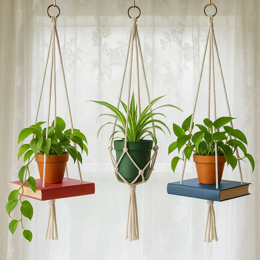 Bookish Bloom Hanging Book Shelf