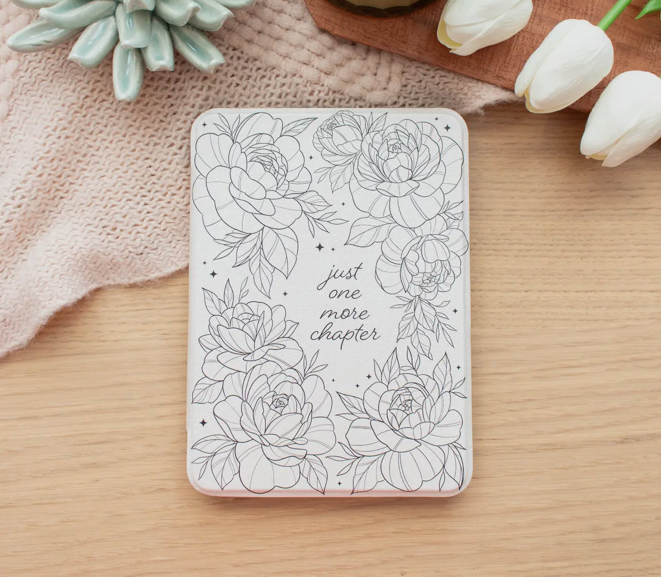 🌸 One More Chapter Floral Kindle Case 🌸