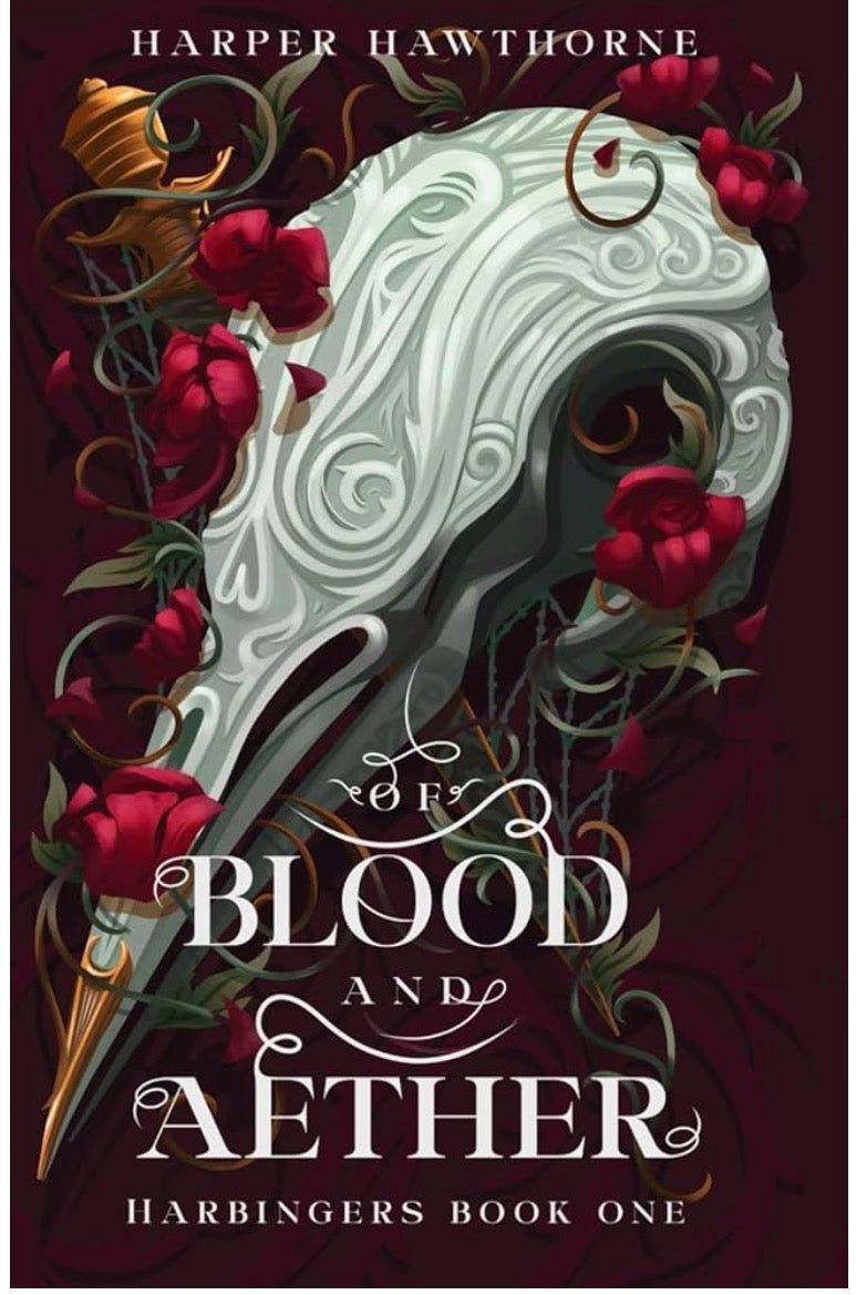 Of Blood and Aether: Harbingers, Book 1 By: Harper Hawthorne with Signed bookplate
