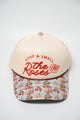 Smell the Roses Embroidered Canvas Cap