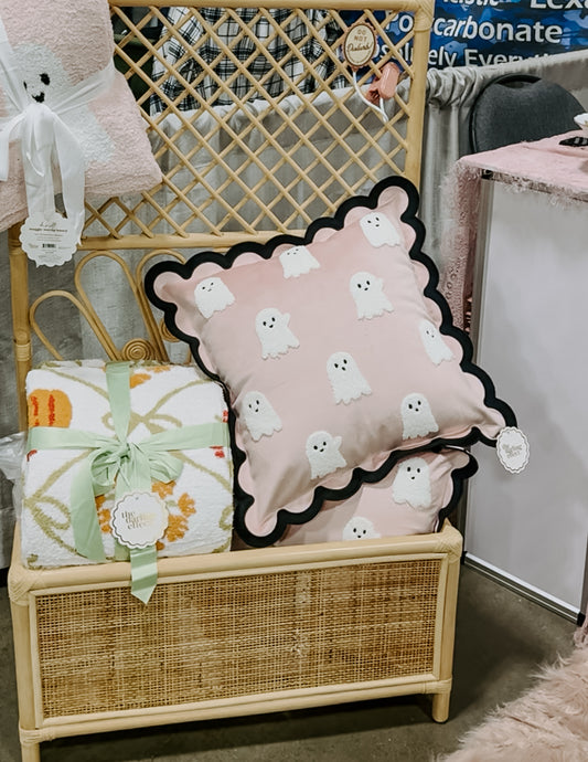 The Boo Crew Scalloped Pillow