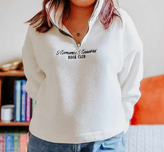 Romance Readers Club Sherpa Pullover