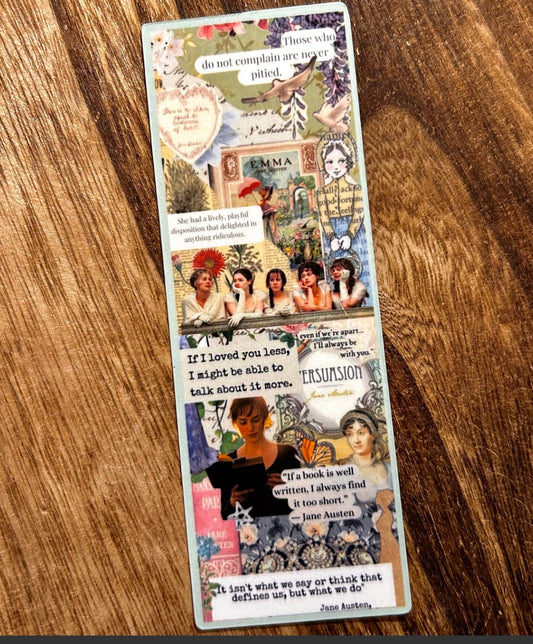 Jane Austen Collage Bookmark