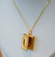 Gold Book Locket Necklace
