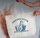 Crying over book boyfriends tote