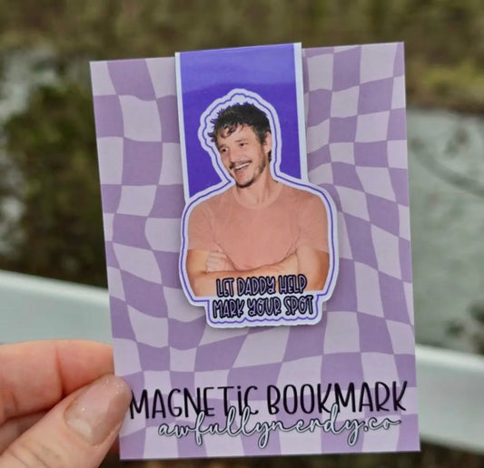 Daddy Pedro Pascal Magnetic bookmark