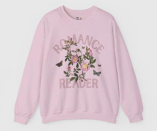 Romance Reader Floral Sweatshirt 🌸📚