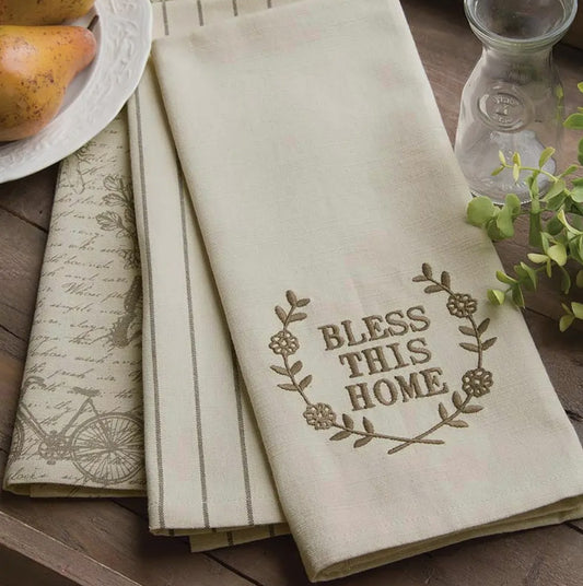 The Bless This Home Towel Set