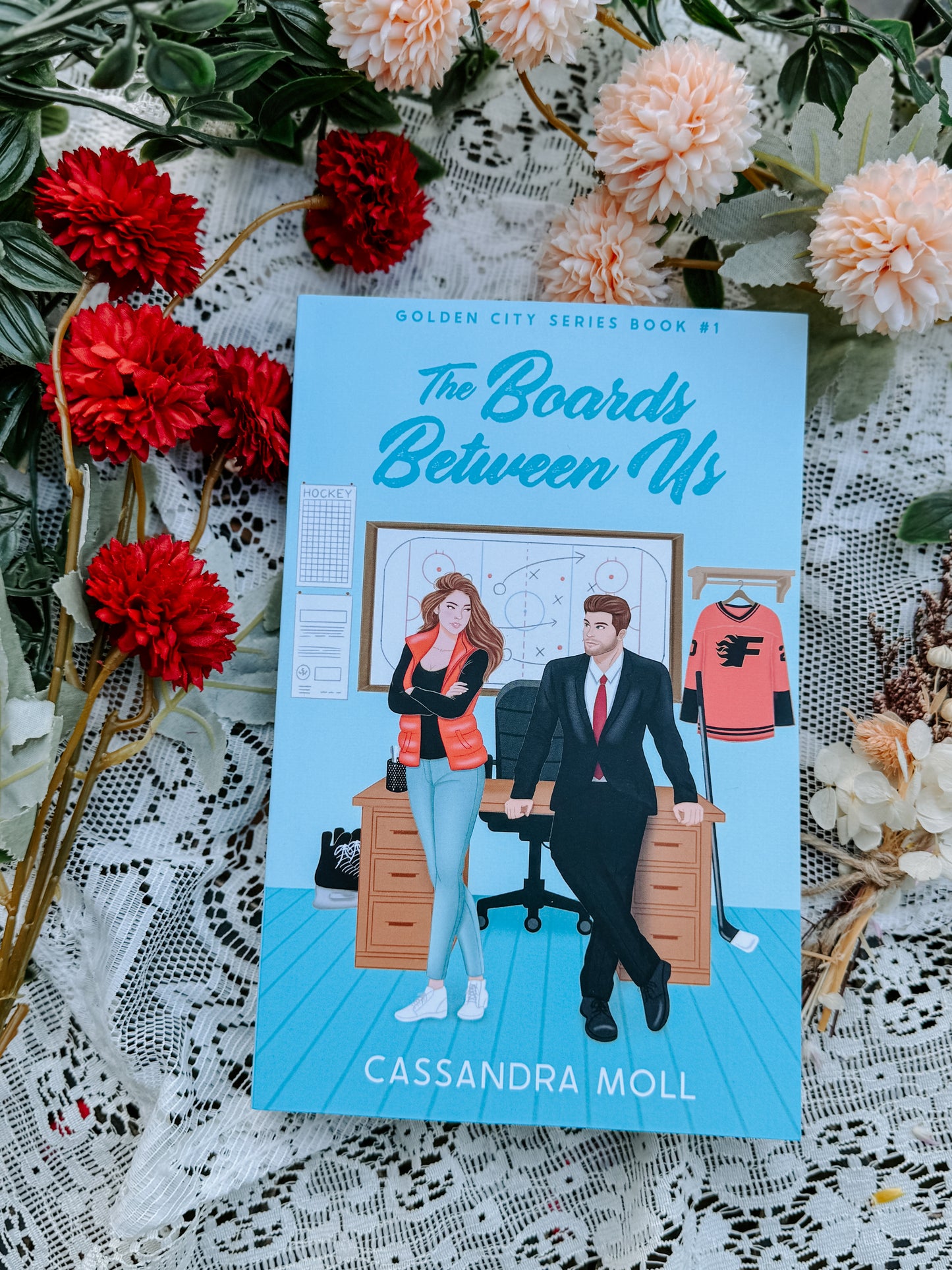 The Boards Between Us by Cassandra Moll SIGNED