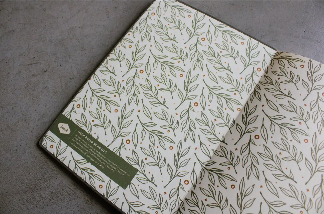 Woodland Whimsy Embroidered Journal
