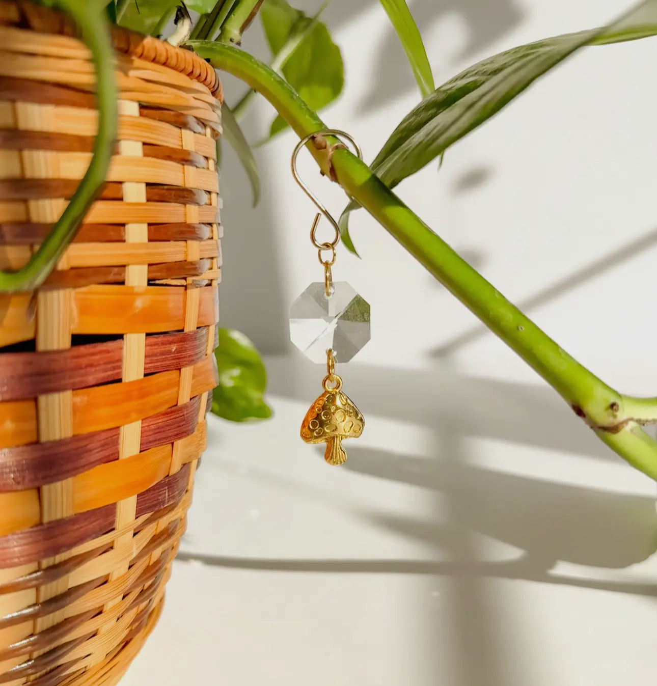 Mushroom Glow Plant Charm