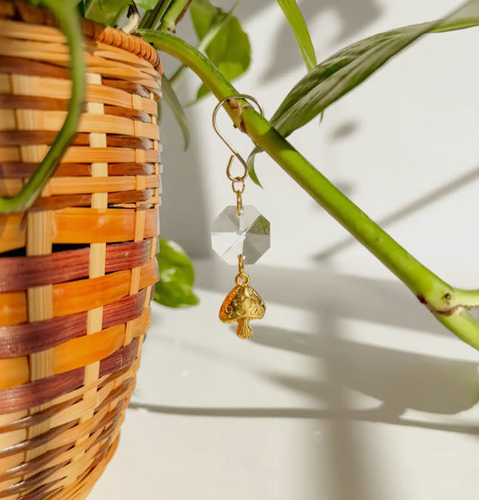 Mushroom Glow Plant Charm