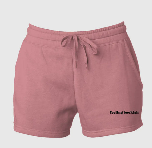 Feeling Bookish Embroidered Shorts
