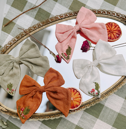 Woodland Whimsy Linen Bows