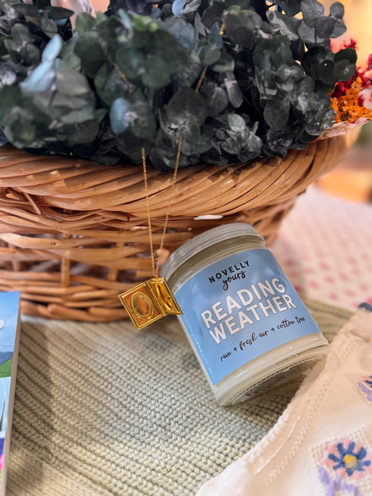 Reading Weather Candle – Novelly Yours