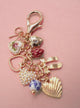 Porcelain Hearts & Bows Charm Clip
