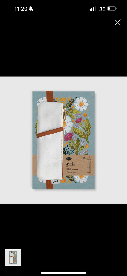 Honeybee Tea Notebook & Pouch Set