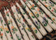 🌸 Hand-Painted Floral Taper Candles set of 2