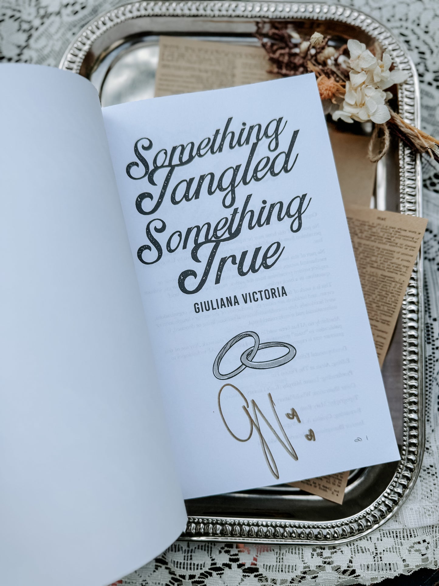 Something Tangled Something True  (Rosa Ranch 1) SIGNED by: Giuliana Victoria
