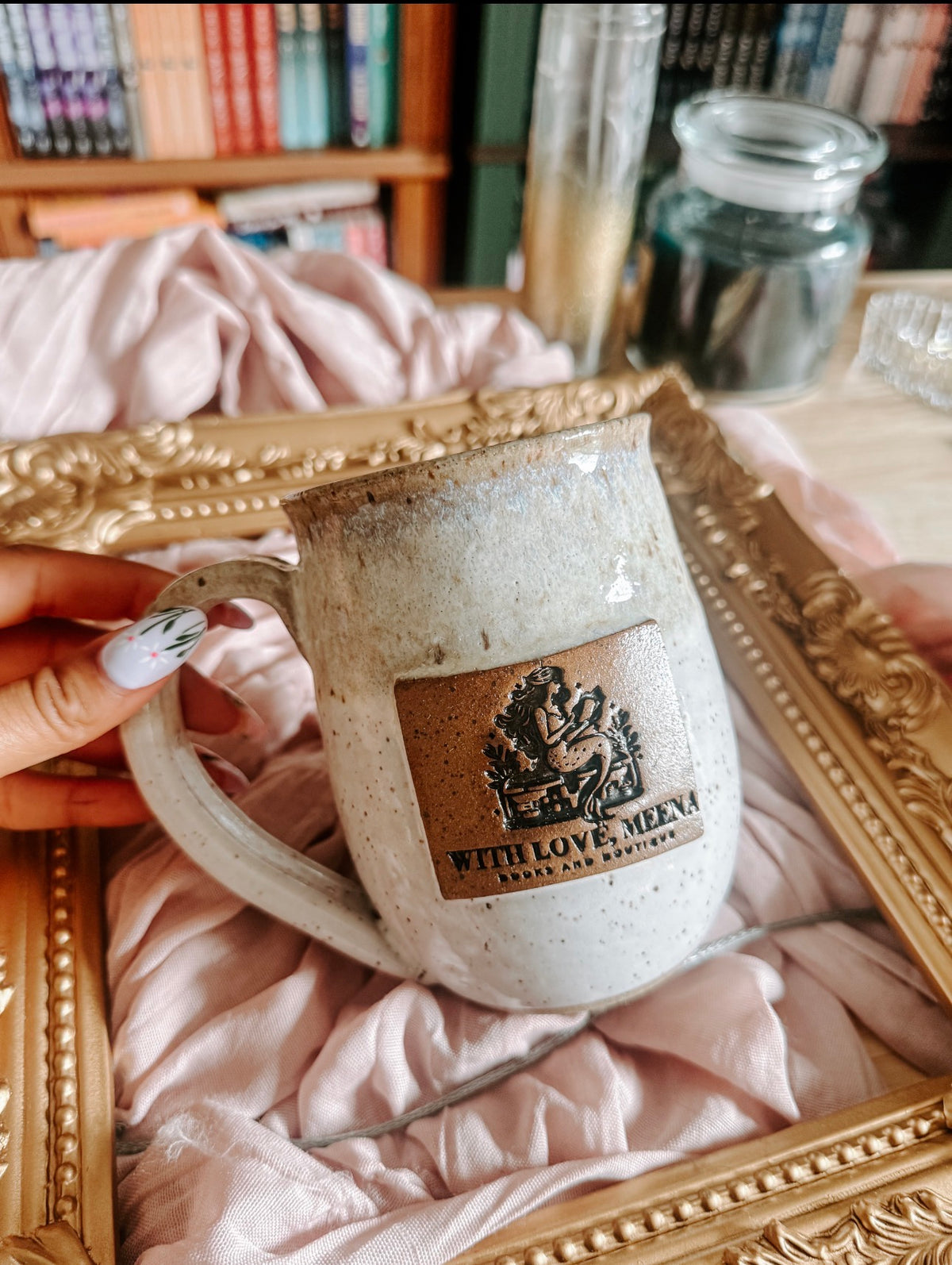 With Love, Meena Exclusive Handcrafted Stoneware Mug