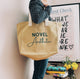 Novel Aesthetic Canvas Tote