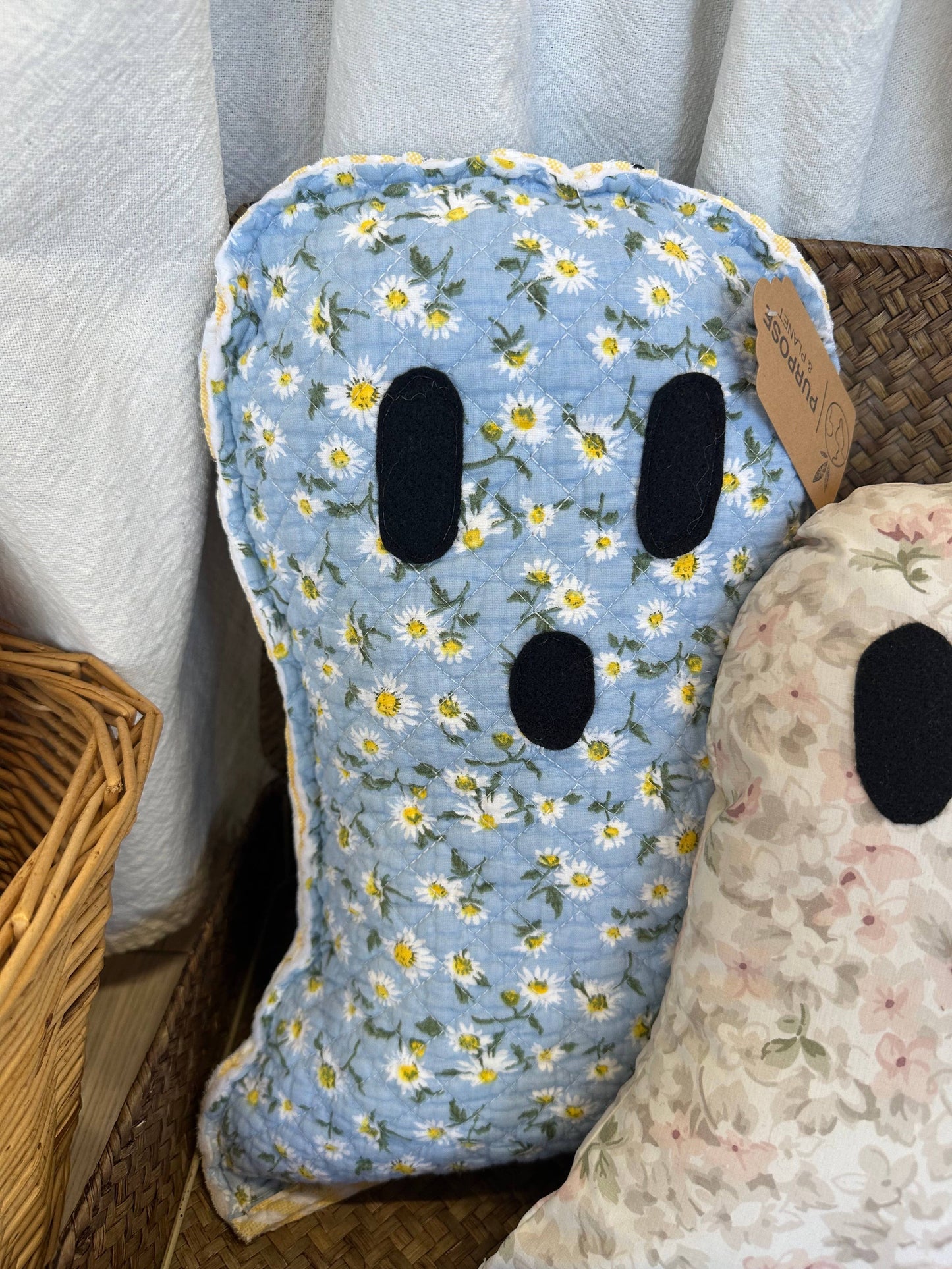 Vintage Quilt Ghost Pillow PREORDER