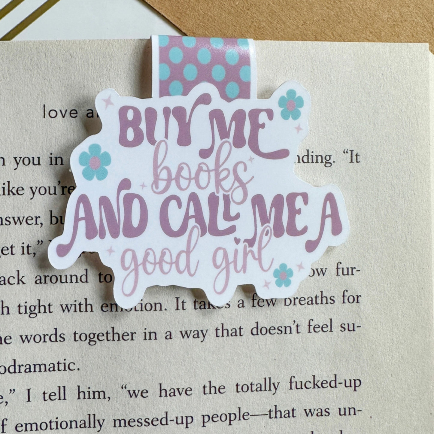 Magnetic bookmarks