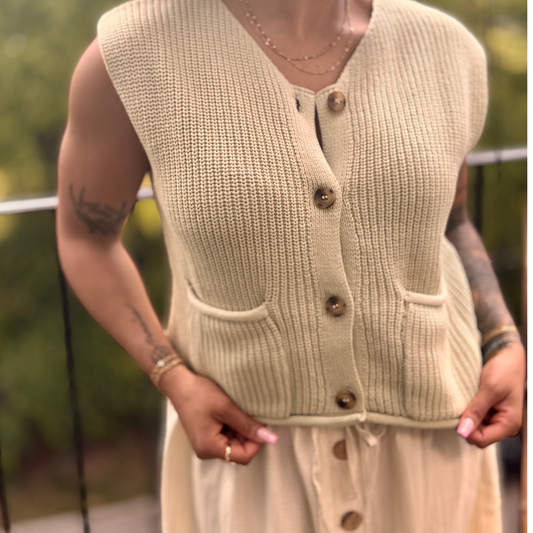The Olive Lane Knit Vest