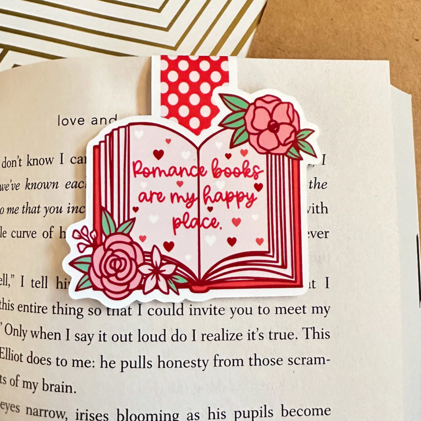 Magnetic bookmarks