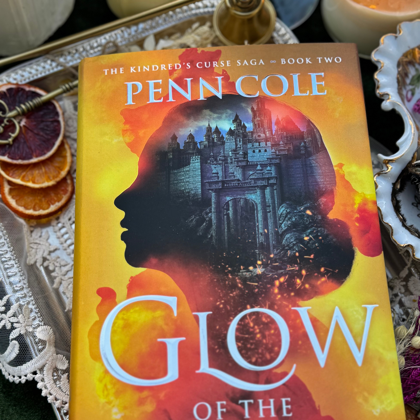 Glow of the Everflame by Penn Cole : Series: The Kindred’s Curse Saga – Book Two