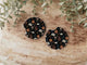 Midnight Daisy Car Coaster Set