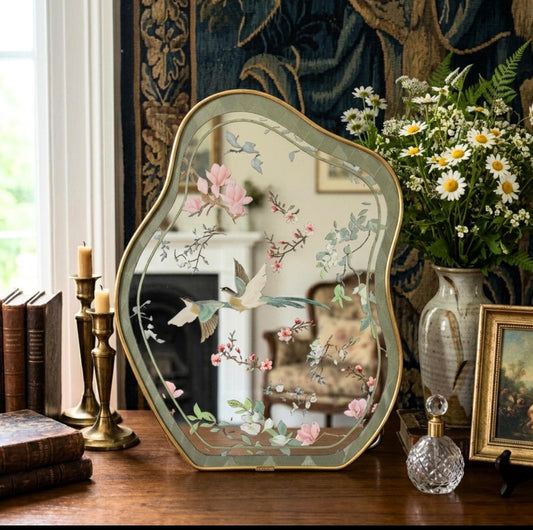 Enchanted Garden Bird Mirror