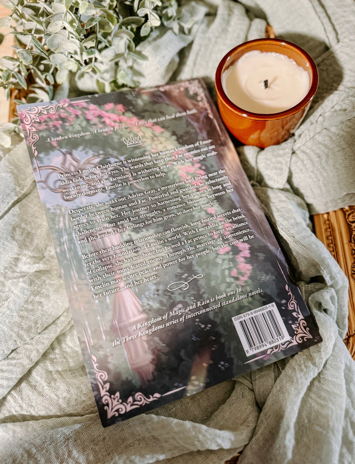 A Kingdom of Magic and Rain By: V.I. Davis W/ Signed Bookplate & Swag