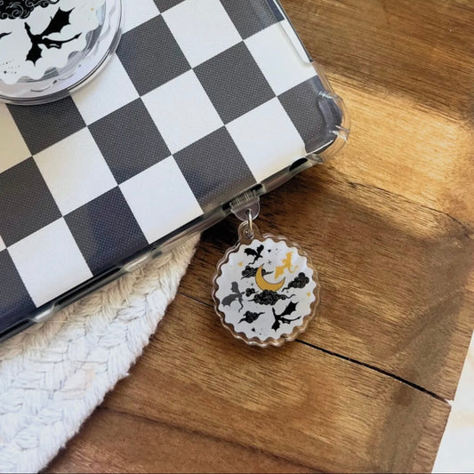 Dragons & Moon Dust Plug Charm (Double-Sided)