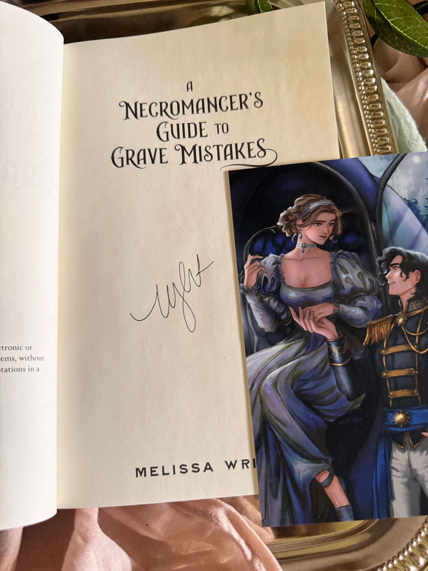 A Necromancer's Guide to Grave Mistake By: Melissa Wright SIGNED
