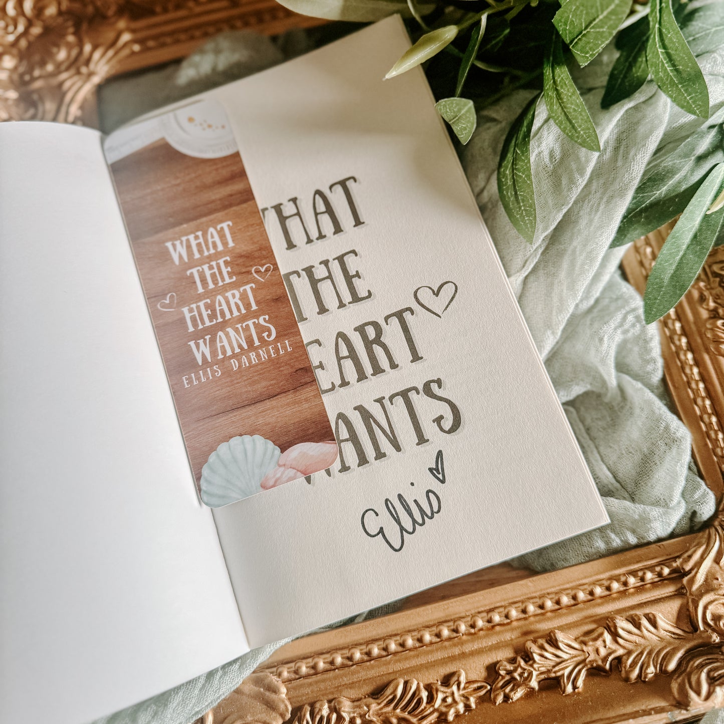 What The Heart Wants By: Ellis Darnell SIGNED