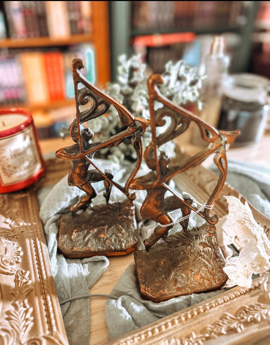 Vintage Archer Bookends
