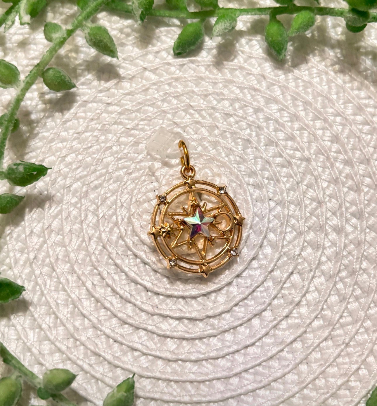 Celestial Compass Kindle Dust Plug Charm