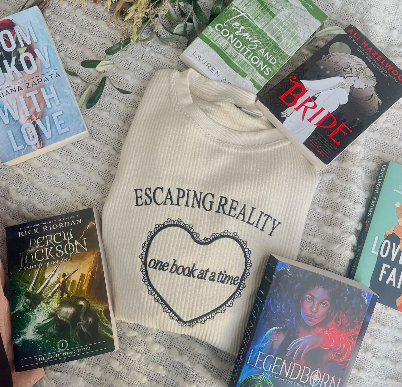 Escaping Reality Corded Crewneck